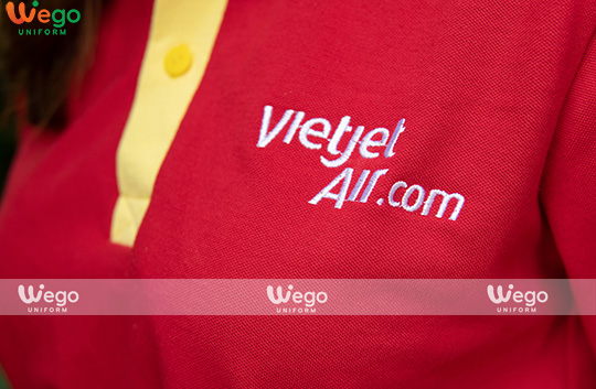 Áo phông đồng phục VietJet Air-01