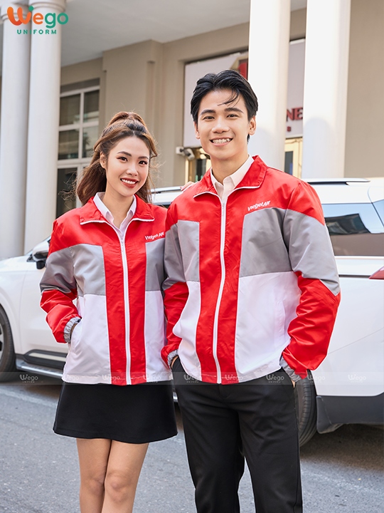 Đồng phục áo gió chống nước Wego AG002