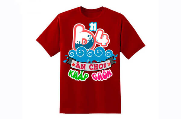 Áo phông đồng phục nhóm mẫu 3