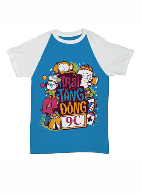 Đồng phục họp lớp áo cổ tròn mẫu 5