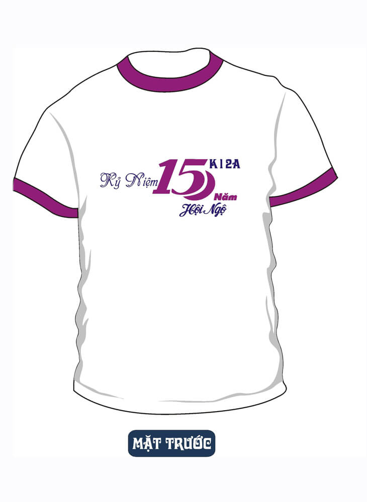 Áo cổ tròn mẫu 1