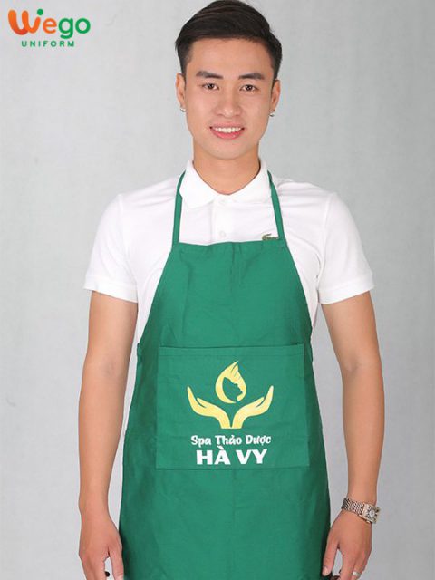 Tạp dề spa thảo mộc Hà Vy TD0001