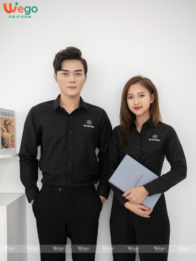 Đồng phục áo sơ mi Mercedes Benz