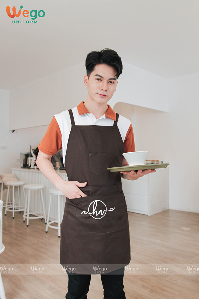 Tạp dề đồng phục nhân viên pha chế chất lượng