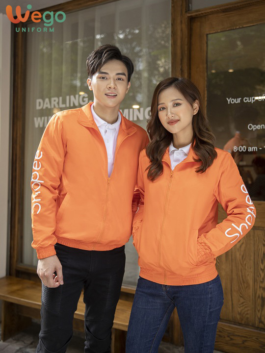 Áo khoác gió đồng phục Shopee