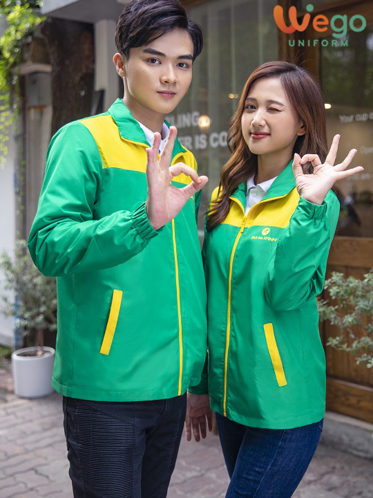 Áo khoác gió đồng phục Bách Hóa Xanh
