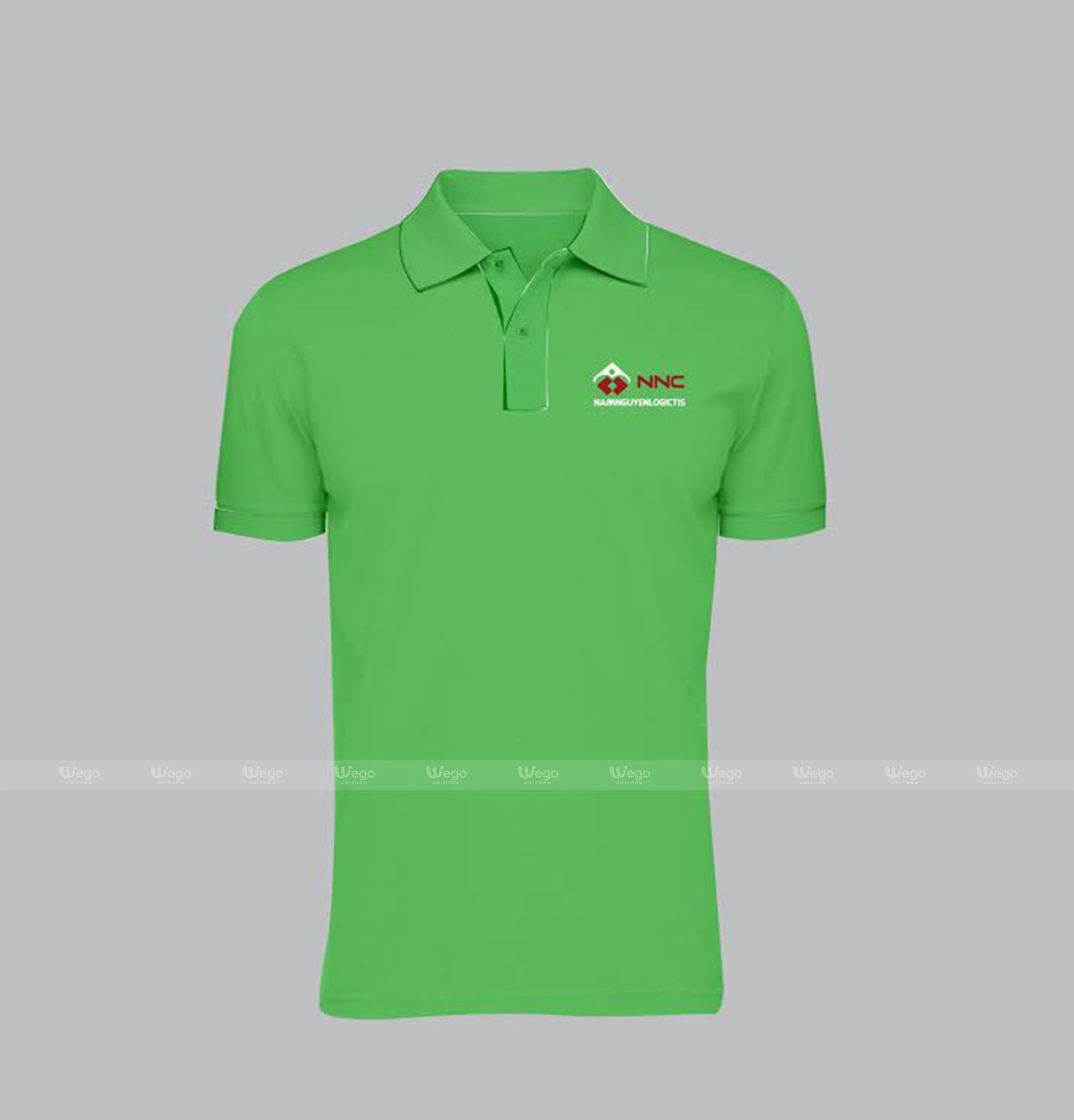 áo phông đồng phục xanh chuối