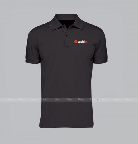 ao-thun-phong-dong-phuc-QM18001 áo thun đồng phục màu đen