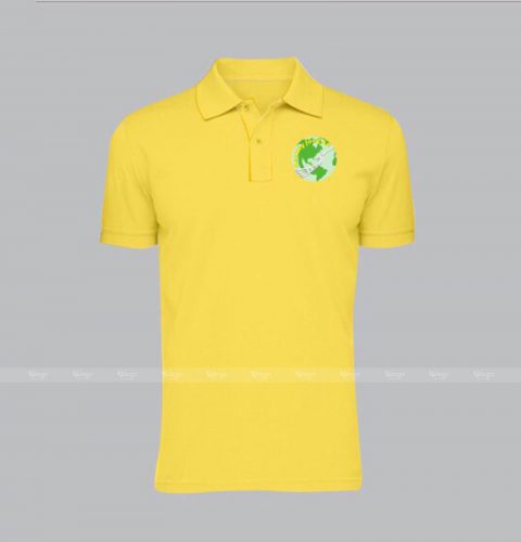 ao-thun-phong-dong-phuc-TD23701-sau áo phông đồng phục màu vàng