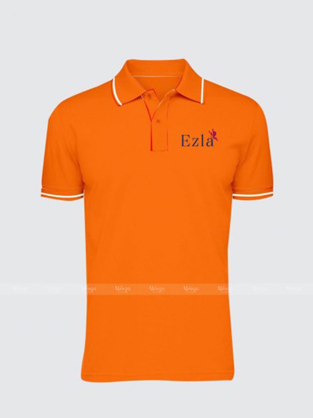 áo thun đồng phục màu cam