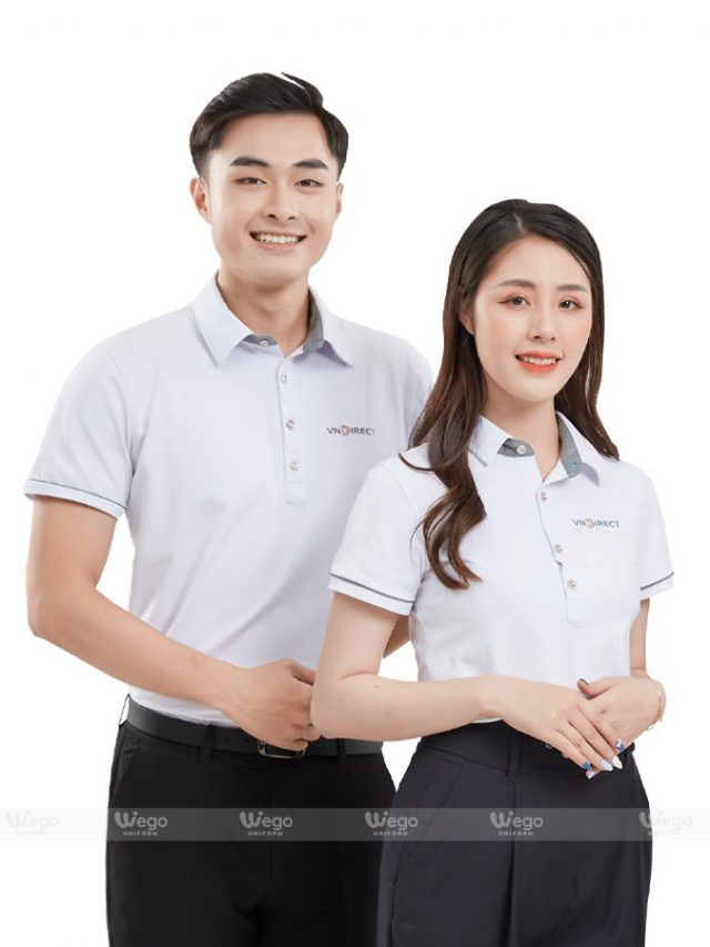 Áo phông đồng phục Subtle Polo màu trắng