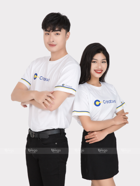 Áo phông đồng phục Dynamic Uniform màu trắng