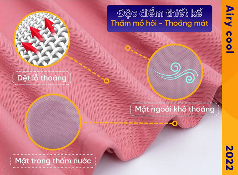 Vải Airycool thoáng mát 