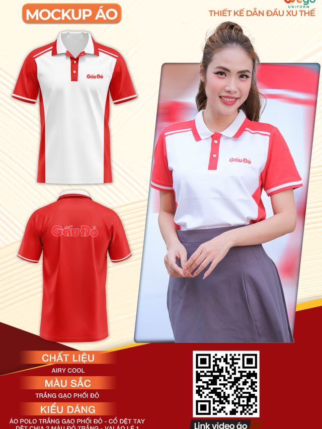 Mẫu đồng phục Gấu Đỏ