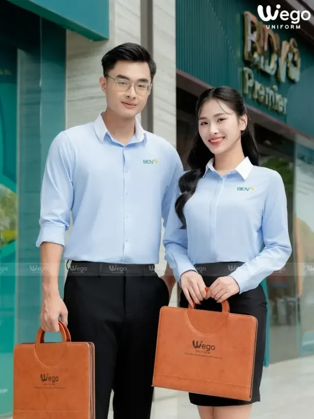 Đồng phục áo sơ mi nano BIDV