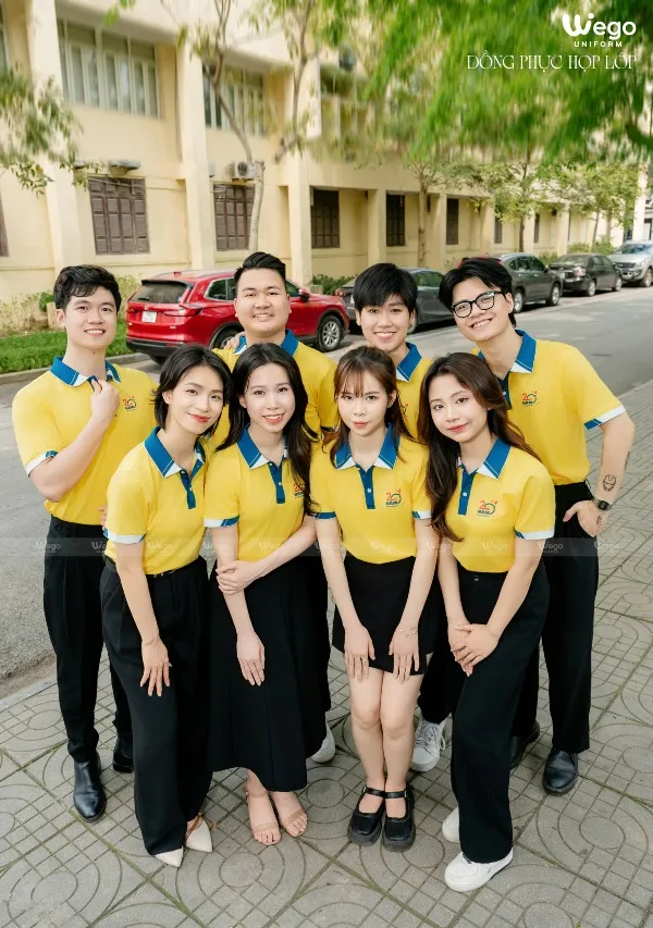 Đồng phục họp lớp màu vàng cúc