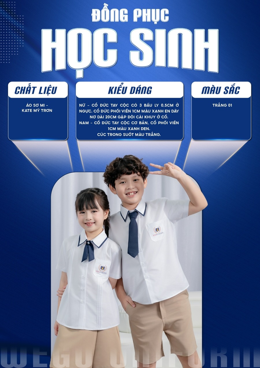 dong phuc hoc sinh Vinschool